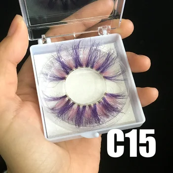 

BossGirl 25mm Mink Lashes Wholesale 5D Mink Lashes Vendor Colored Colorful Cosplay Dramatic Long