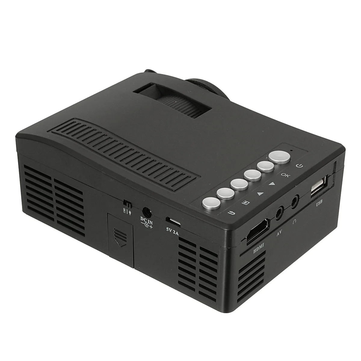 

Home Theater LED Mini Multimedia Projector Cinema USB TV Beamer Media-Player Video Projector Full HD 1080P