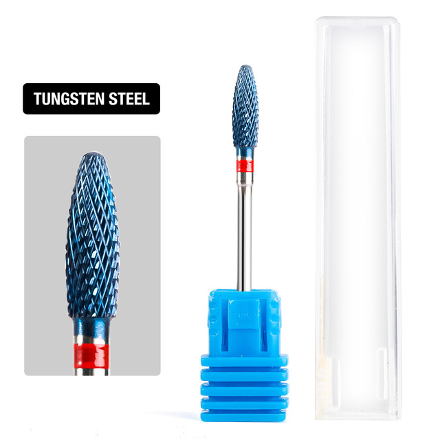 Dmoley Tungsten Carbide Nail Drill Bit Milling Cutter For Manicure Pedicure Nail Files Buffer Nail Art Equipment Accessory Tools