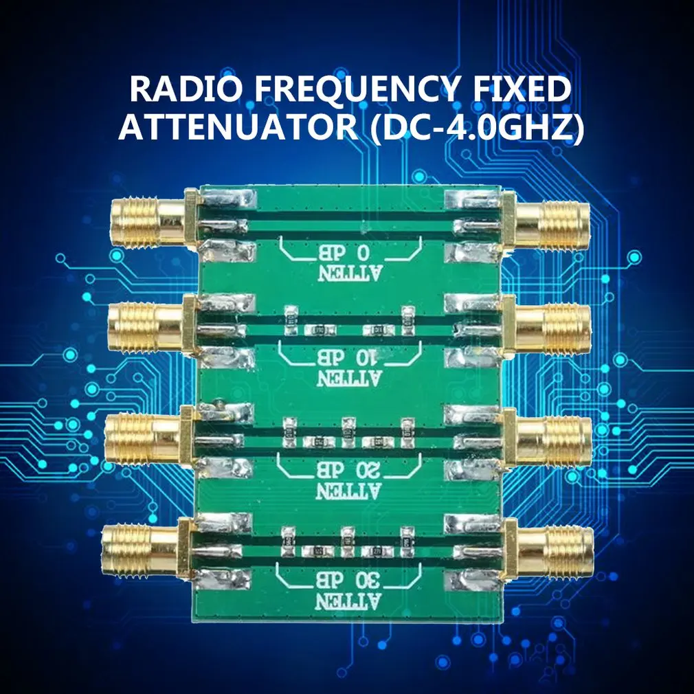 23Dbm Dc 4,0 Ghz Rf Фиксированный аттенюатор Sma двойная Женская головка 0Db 10Db 20Db 30Db