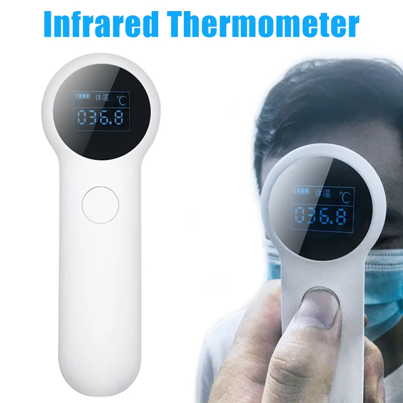 

Handheld Infrared Thermometer Temperature Meter Non-contact Forehead Body Measuring FJ88
