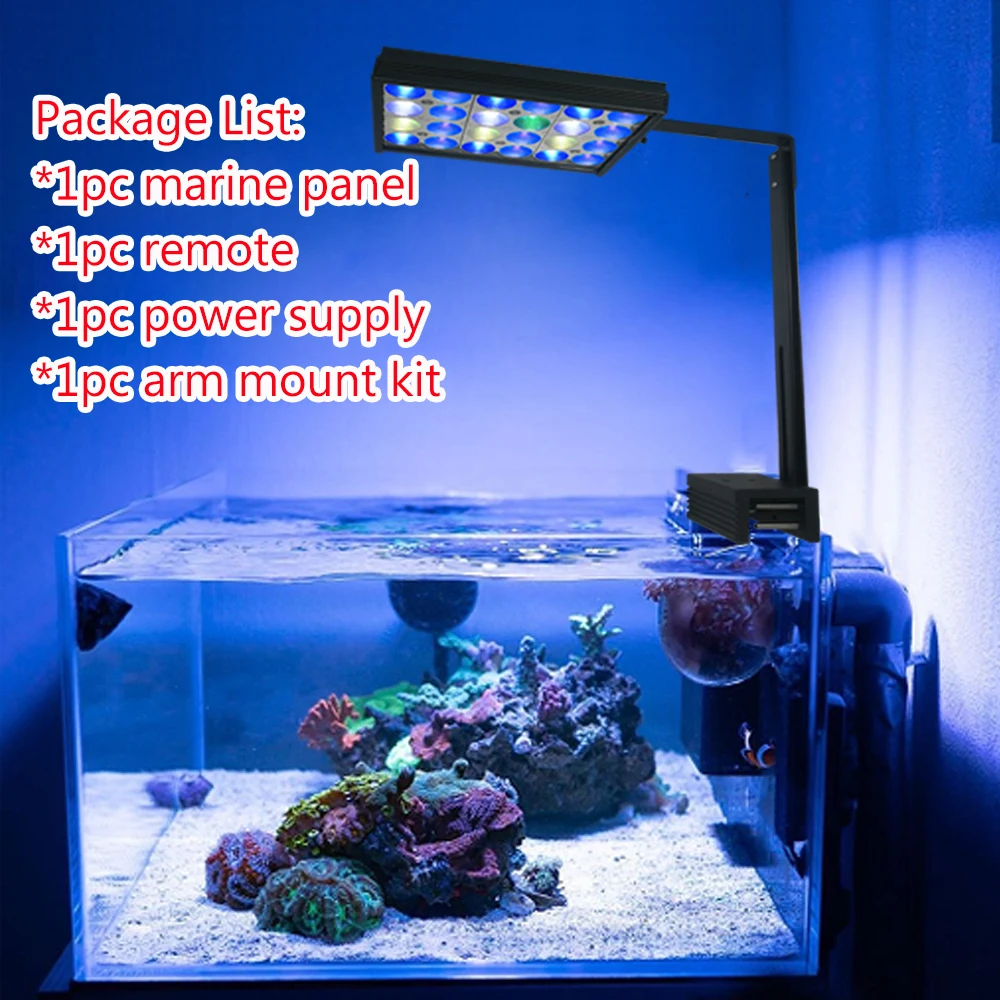 Popbloom水族館ランプled水族館は 照明のサンゴリーフライト海水水族館ライトled水槽shannon16 Lightings Aliexpress