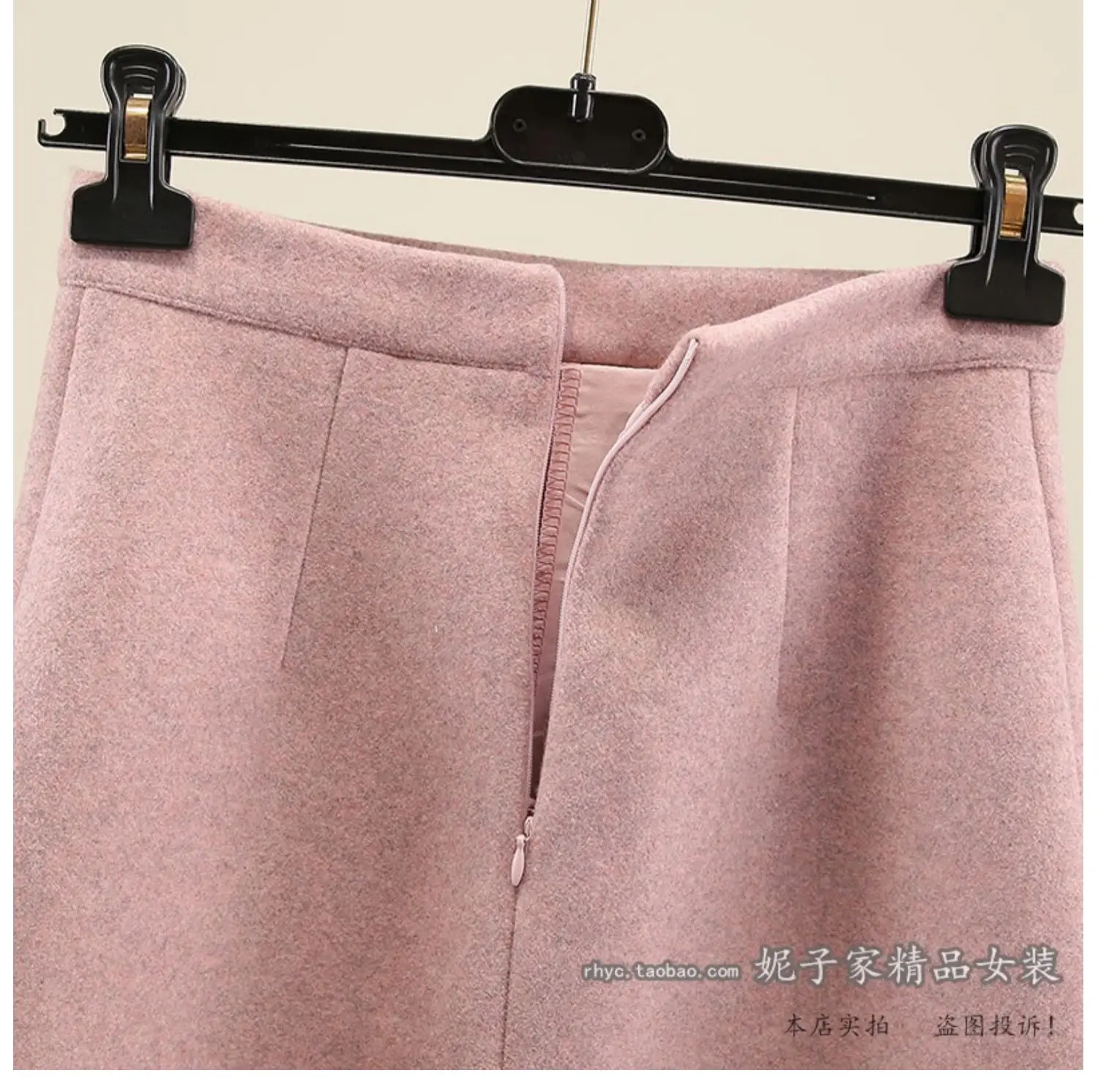 Новая шерстяная короткая юбка Женская корейская мода однобортная яркая Алмазная Высокая талия трапециевидная юбка женская зимняя элегантная юбка