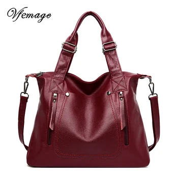 

Vfemage Women Casual Totes High Quality Ladies Top-handle Bags Crossbody Female Shoulder Bag Messenger Large Capacity Sac Femme
