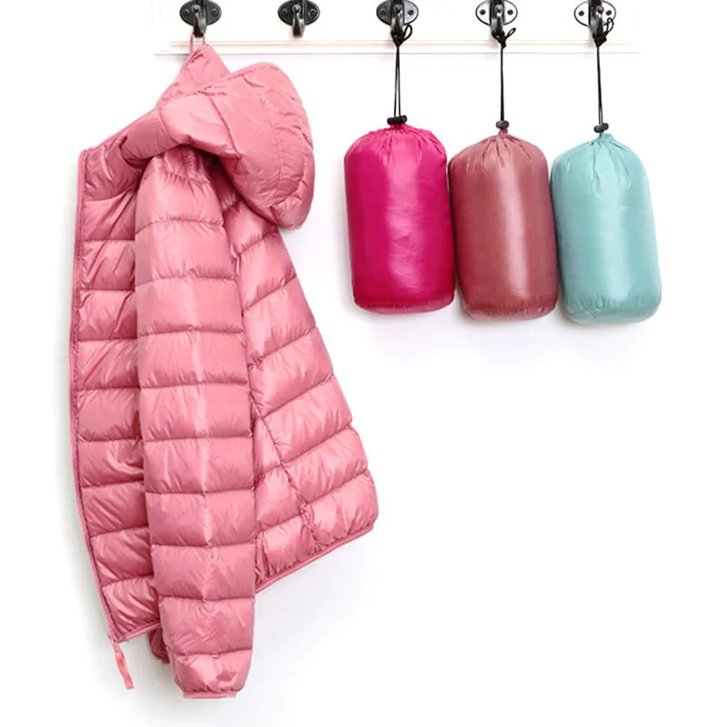 

2019 Duck Down Women's Jacket Autumn Winter Warm Coat Lady Ultralight Duck Down Jacket Female Windproof Parka Plus Size 6XL 7XL