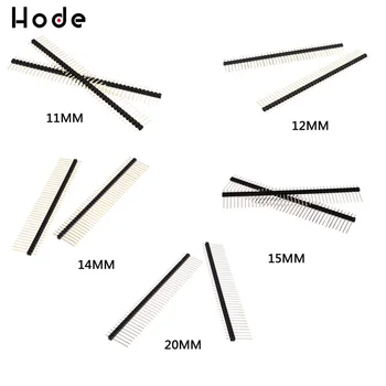 

10PCS/Lot 2mm 40 Pin Male Single Row Pin Header Strip 1*40P 2.0mm11-20mm male pin header copper connector