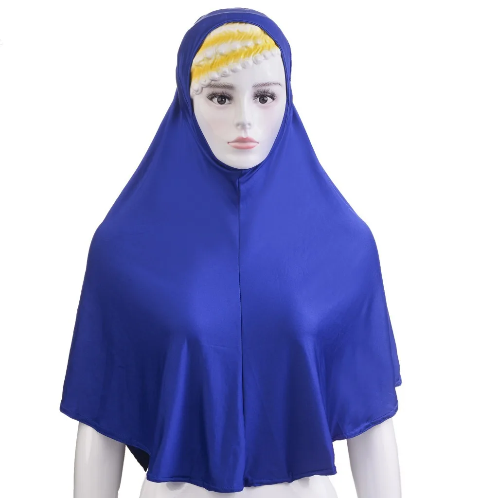 

Ramadan Khimar One Piece Instant Overhead Hijab Scarf Turban Muslim Women Prayer Islamic Shawl Burqa Niqab Arab Full Cover Caps