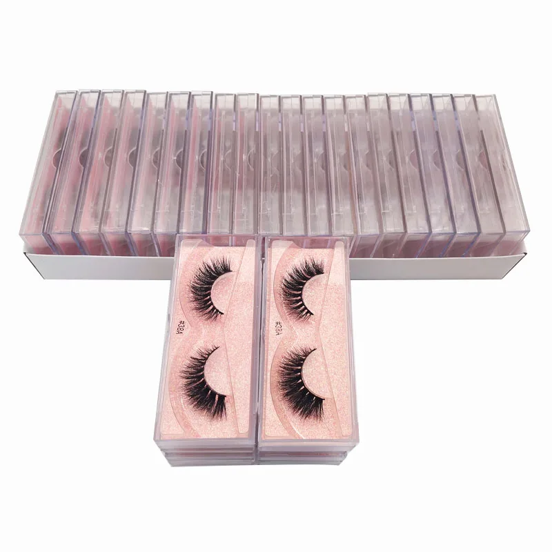 20 Pairs Wholesale Eyelashes Wispy False Eyelashes MakeupTools Extension Fake Eyelashes Natural Long Volume Lashes