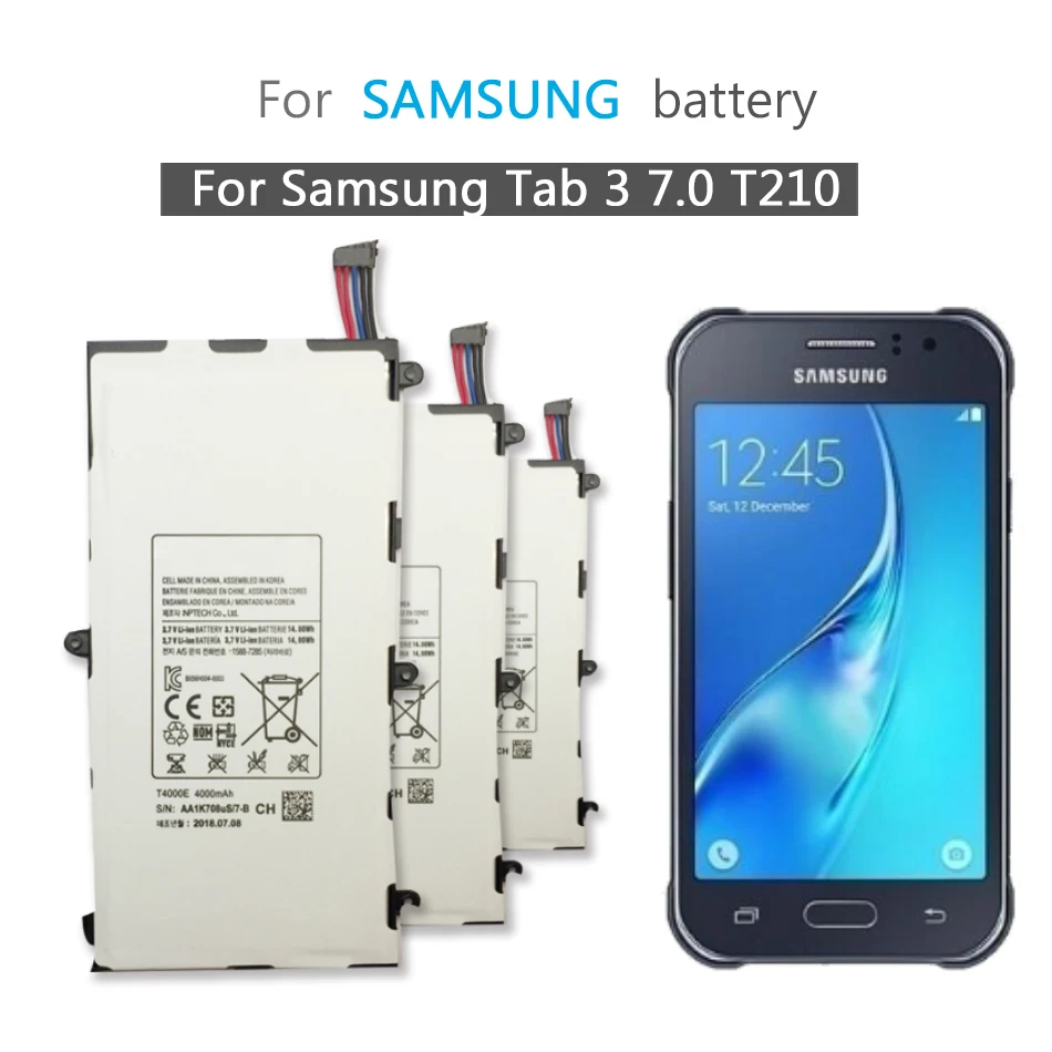Аккумулятор для планшетного ПК T4000E Samsung Galaxy Tab 3 7 0 ''SM-T210 T211 T215 T217 T2105