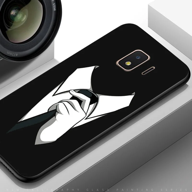 TPUBLK511 Для samsung Galaxy J4 Core чехол черный TPU чехол для телефона samsung J2 Core J260F Universe узор Fundas для samsung J2 J4 Core - Цвет: TPUBLK511