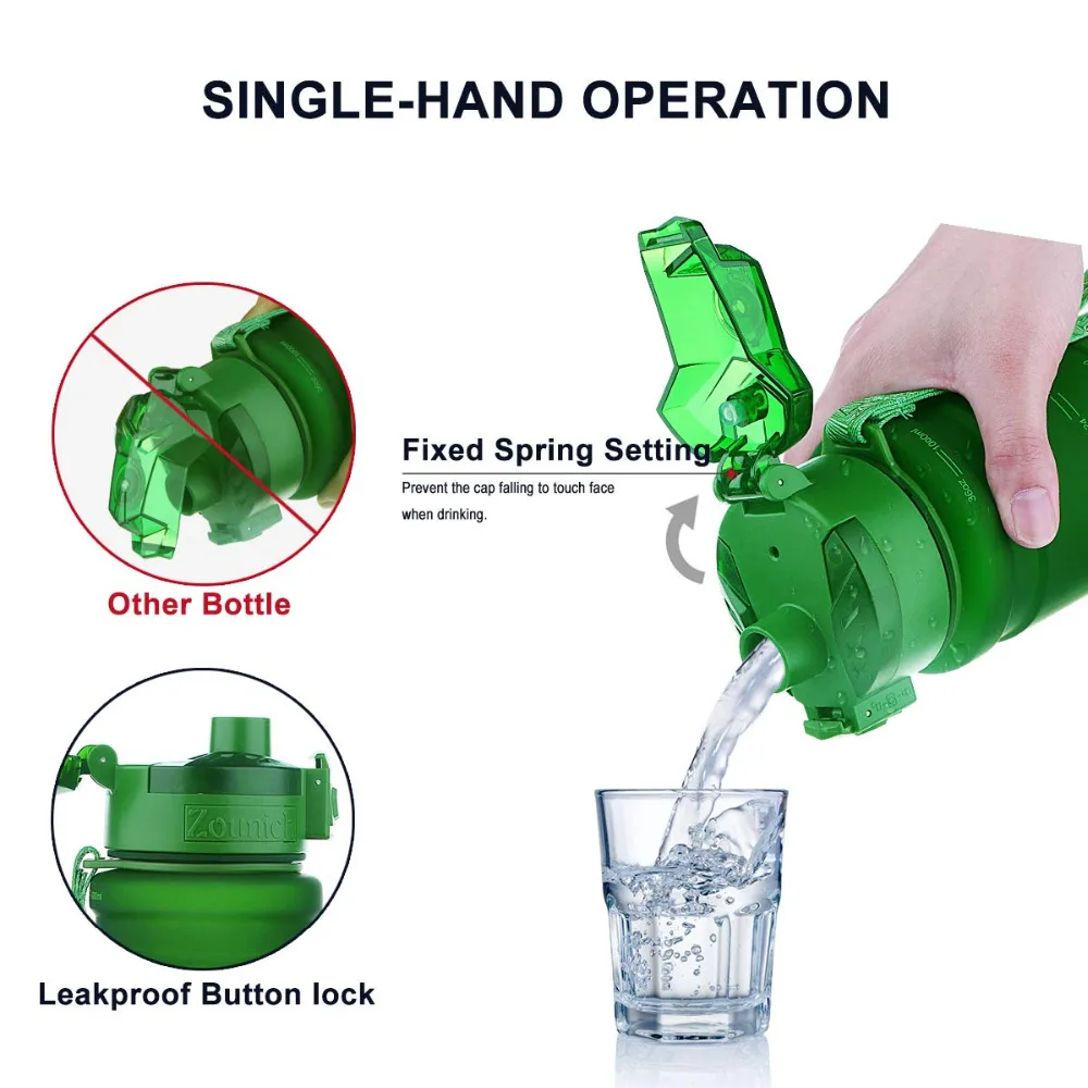 500ML700ML портативная Спортивная, походная, велосипедная, дорожная, пластиковая бутылка для сока, воды, модная, большая емкость, бутылки, тепло, рождественский подарок