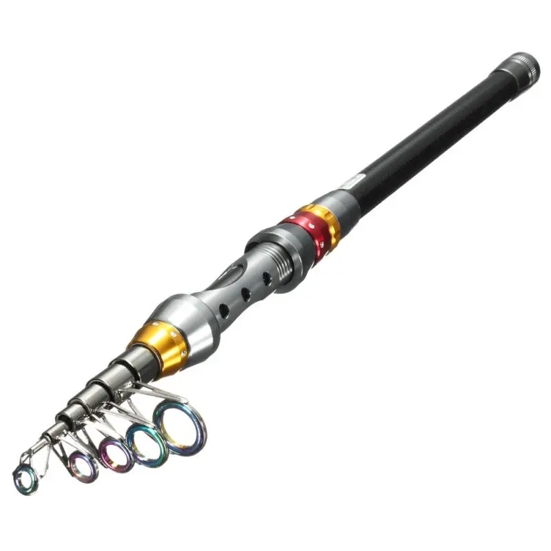 

New Arrival Carbon Fiber Fishing Rod Ultra Light Portable Travel Telescopic Sea Spinning Pole