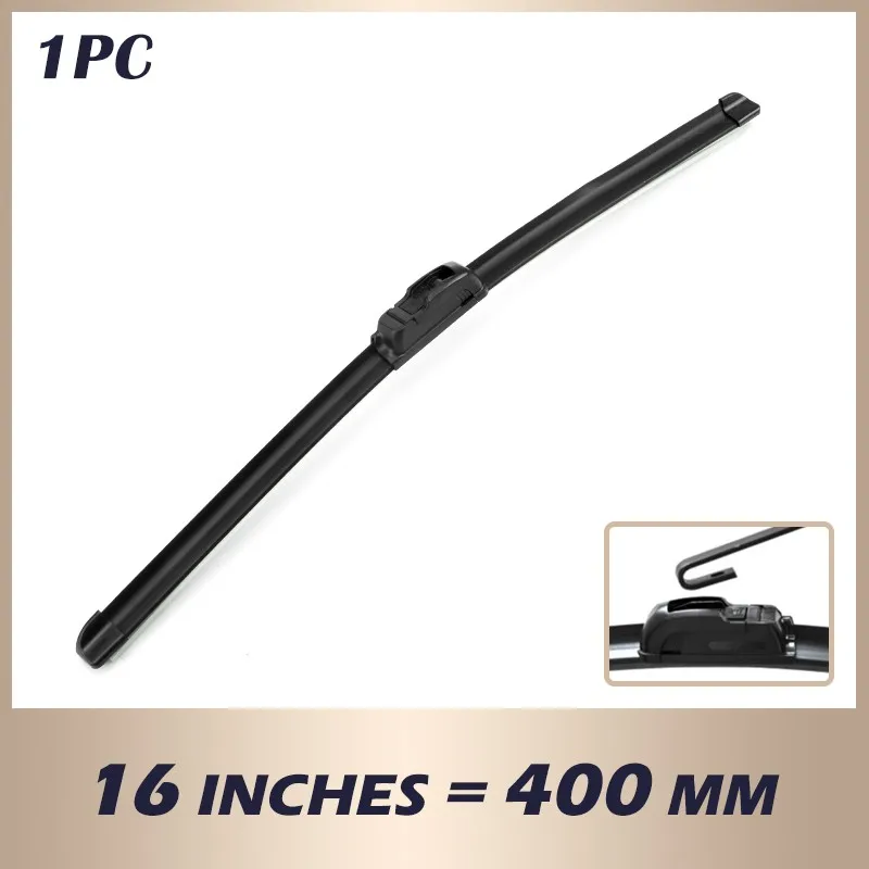 Universal U-type Car Wiper Blades Soft Rubber Windscreen Wipers Auto Windshield 14" 16" 18" 19" 20" 21" 22" 24" 26" Fit Hook Arm best windshield wipers Windshield Wipers