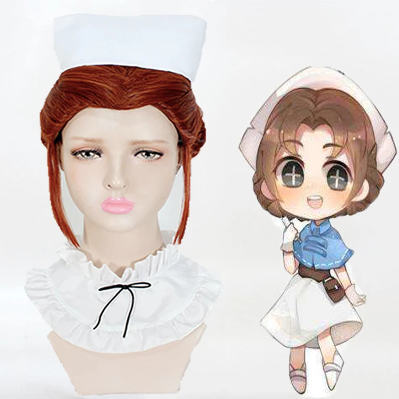 

Hot Game Identity V Cosplay Wigs Doctor Emily Dale Cosplay Wig Heat Resistant Synthetic Wigs Halloween Carnival Party Wigs