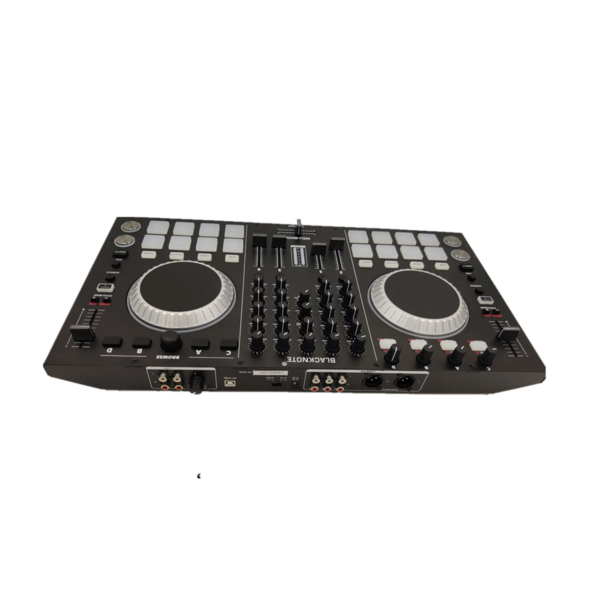 Контроллер BLACKNOTE DJ MIDI para reproductores de audio de consola mezcladora de sonido mesa de mezclas dj. DJ Mezc
