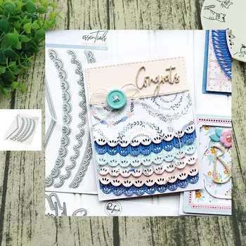 

Metal Cutting dies 5pc lace Die Scrapbooking Paper Craft Handmade Card Punch Art Cutter Decorative Stencil