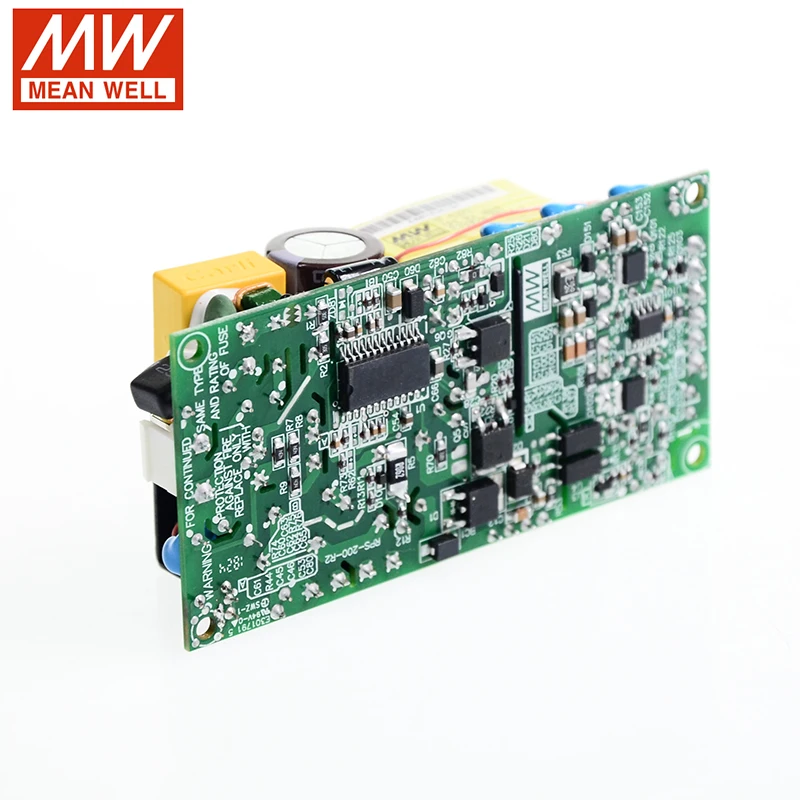 MEAN WELL RPS-200-27 импульсный медицинский источник питания 110 V/220 V AC to 27V DC 7.5A 200W Meanwell открытая рамка блок питания PCB