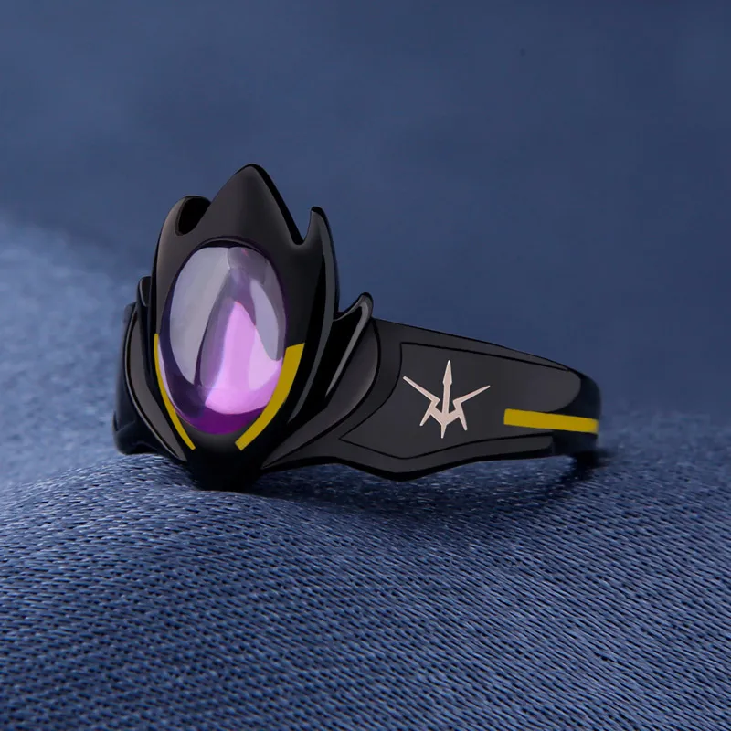 Аниме код GEASS Lelouch Lamperouge Zero шлем маска косплей S925 Серебряное кольцо на палец для