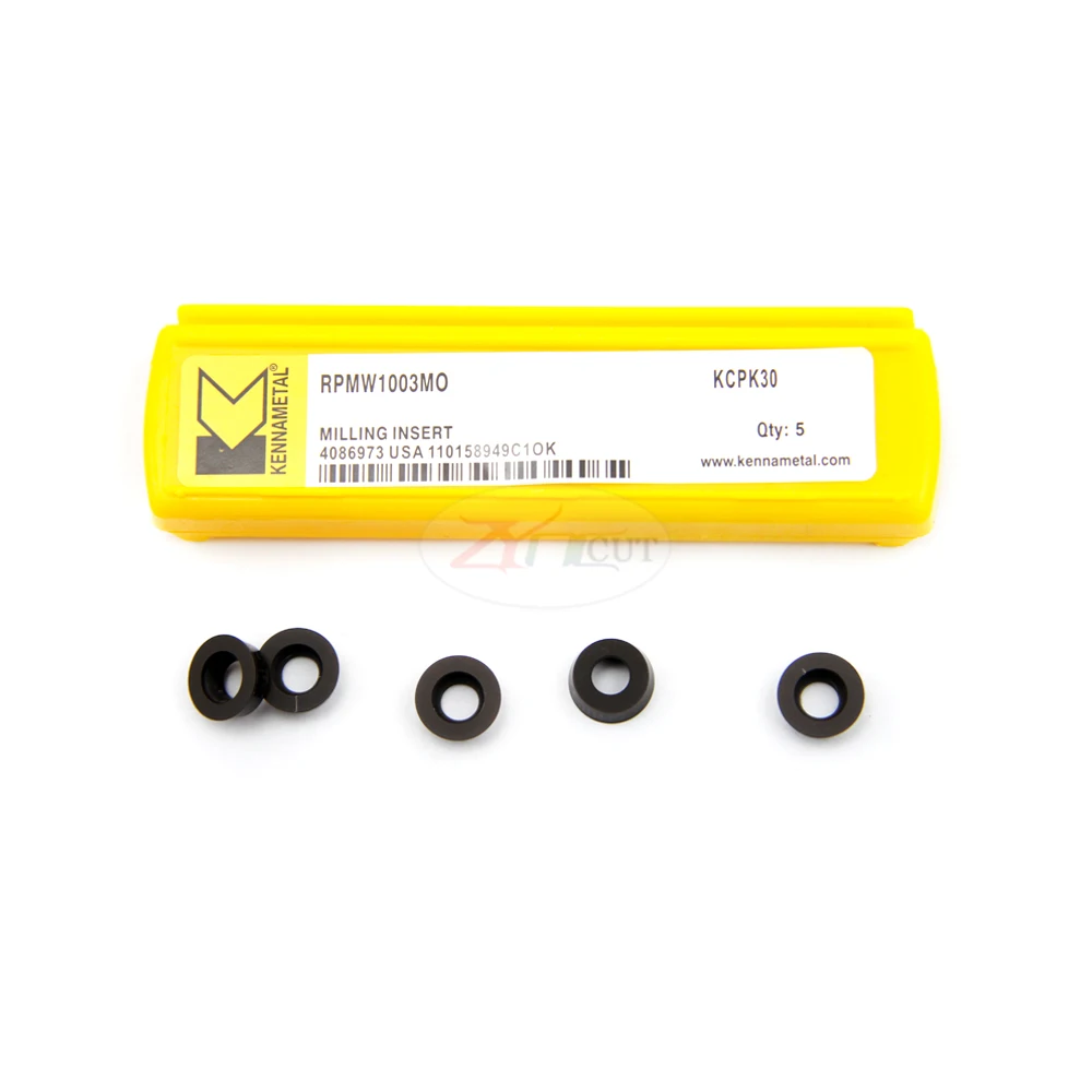 10 шт. kennametal RPMW1003MO-FS KC725M SPMIC9 KC522M KCPK30 фрезерные вставки из нержавеющей стали с высокой твердостью