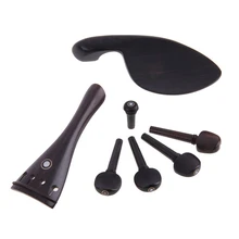 1 комплект 7 Ebony 4/4 скрипка хвостовик Endpin 4 колышки китайский колышки скрипки части