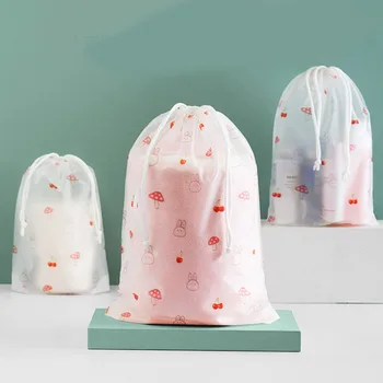 

Cute Rabbit Transparent Cosmetic Bag Travel Makeup Case Women Zip Make Up Bath Organizer Storage Pouch Toiletry Wash Beaut Kit