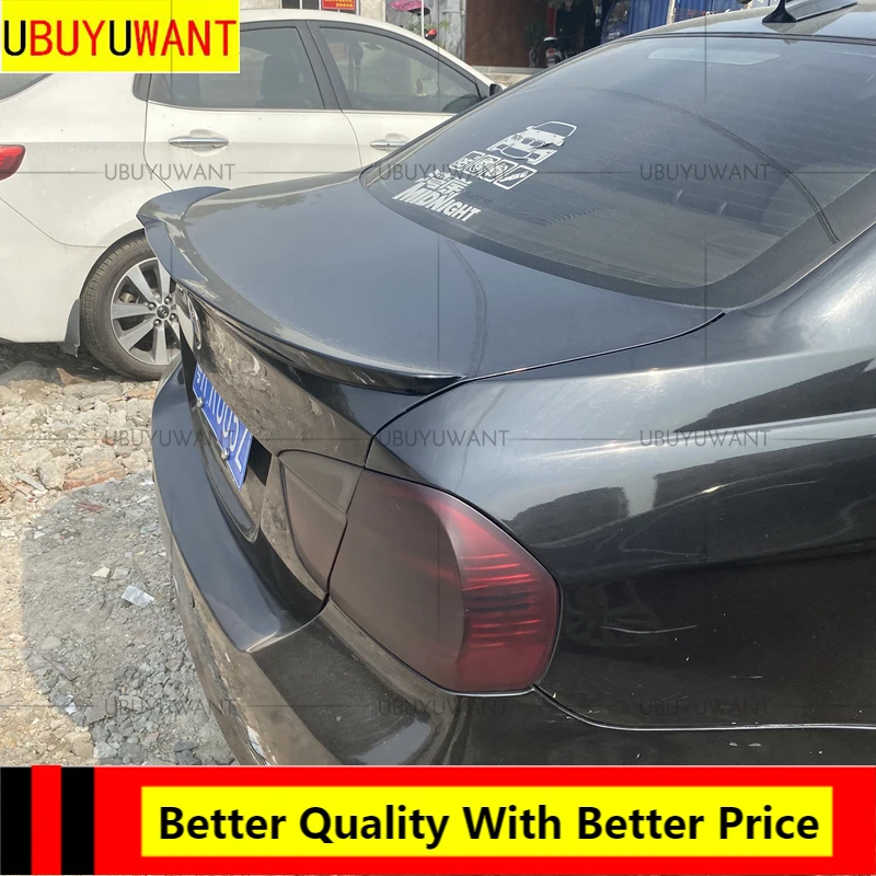 UBUYWUANT для 2005-2011 BMW E90 3 серии M4 Стиль спойлер крыла высокого качества ABS/углерод цвет
