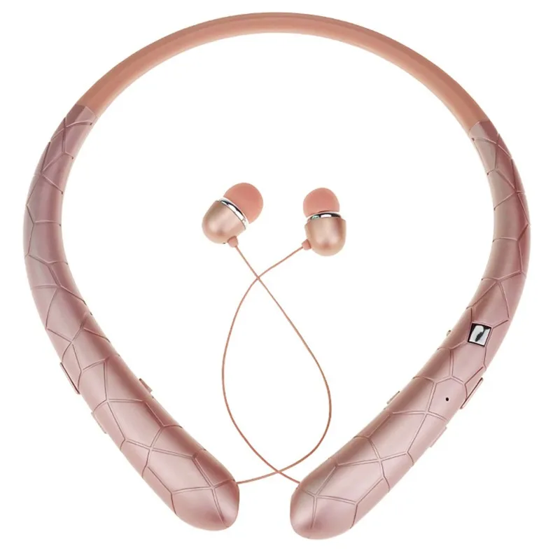 Вытяжные наушники bluetooth-гарнитура с шейным ремешком спортивные наушники беспроводные стерео Bluetooth наушники с микрофоном для iphone xiaomi