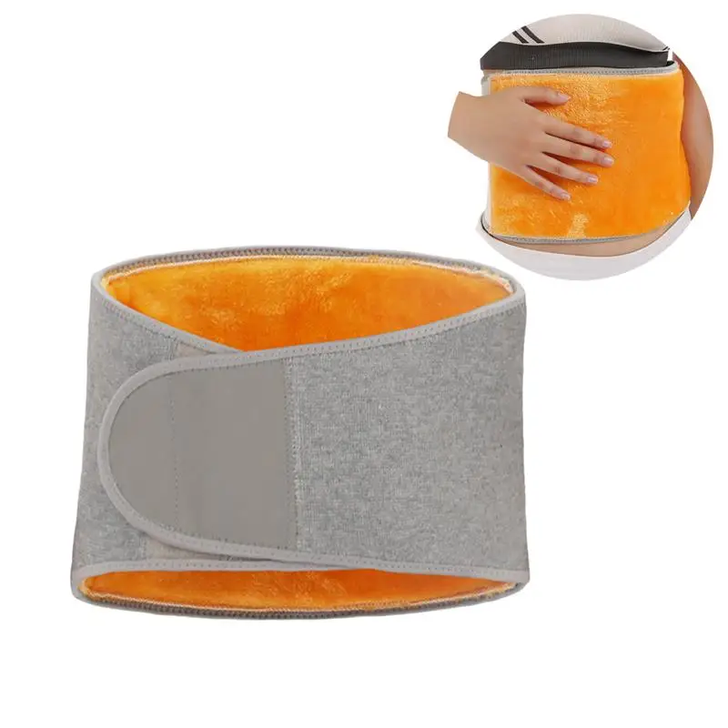 Уплотненный плюшевый грелка талии поясничная поддержка пояс уютный теплый