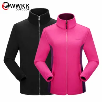 

Outdoor New Male&Female Jacket Couple Hiking Jackets Warm Trekking Skiing Men's Fleece Ski Sports Winter Women Zipper Slim Coats
