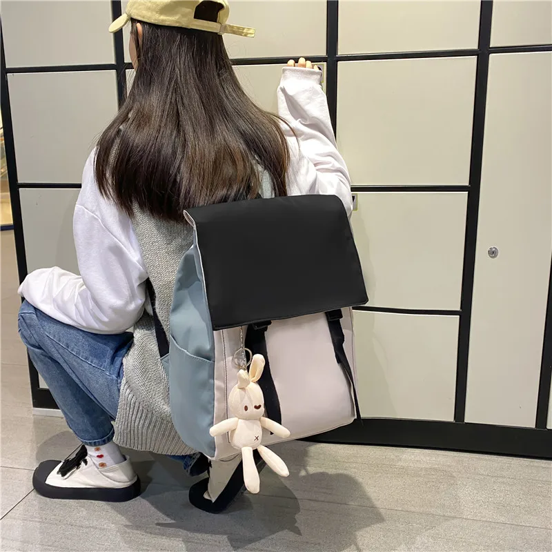 Trendy Girl Panelled Square Nylon 