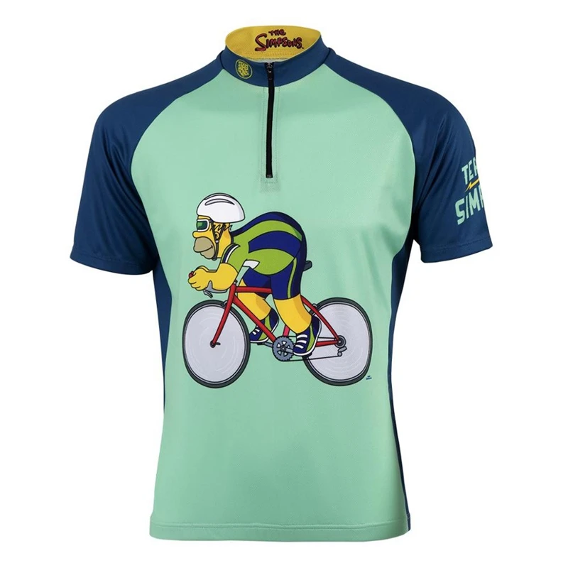 Simpson Cycling Jersey Men 2020 Summer bicycle riding tops Camisa de bicicleta Team Pro short sleeved cycle wear Maglia ciclismo