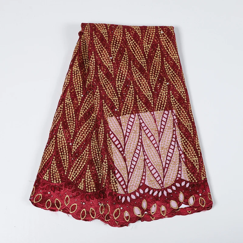 Последняя африканская кружевная ткань фиолетовые листья Вышивка бисером кружева швейцарская вуаль тюль кружевная ткань для женщин Свадебное платье