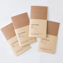 1PCS Refillable Paper Traveler's Notebook Filler Papers Journal Dairy Inserts Refill midori leather notebook blank line kraft
