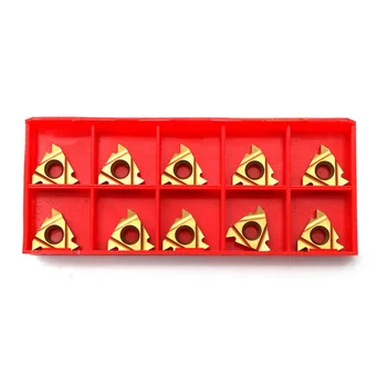 

10 * 16IR AG60 Inserts Lathe CNC Carbide Thread Cutting Turning Metalwork Lot