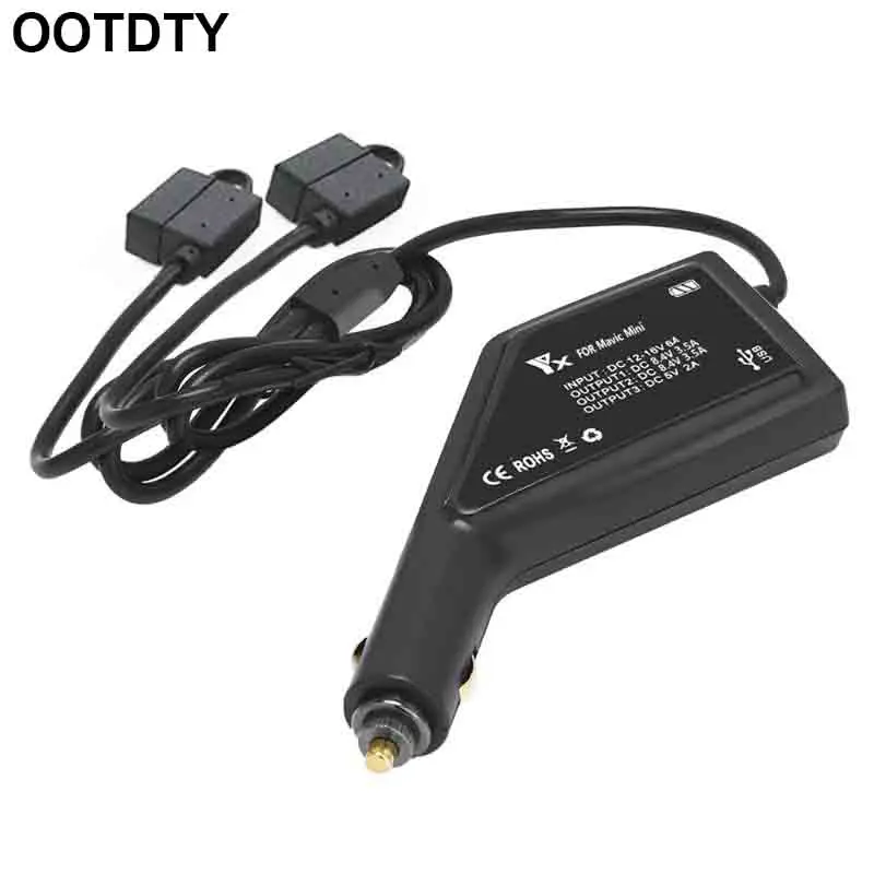 Super Sale VDI Universal Car USB Charger Power Adapter For DJI Mavic Mini Battery Remote Controller Mobile Phone Tablet GPS 