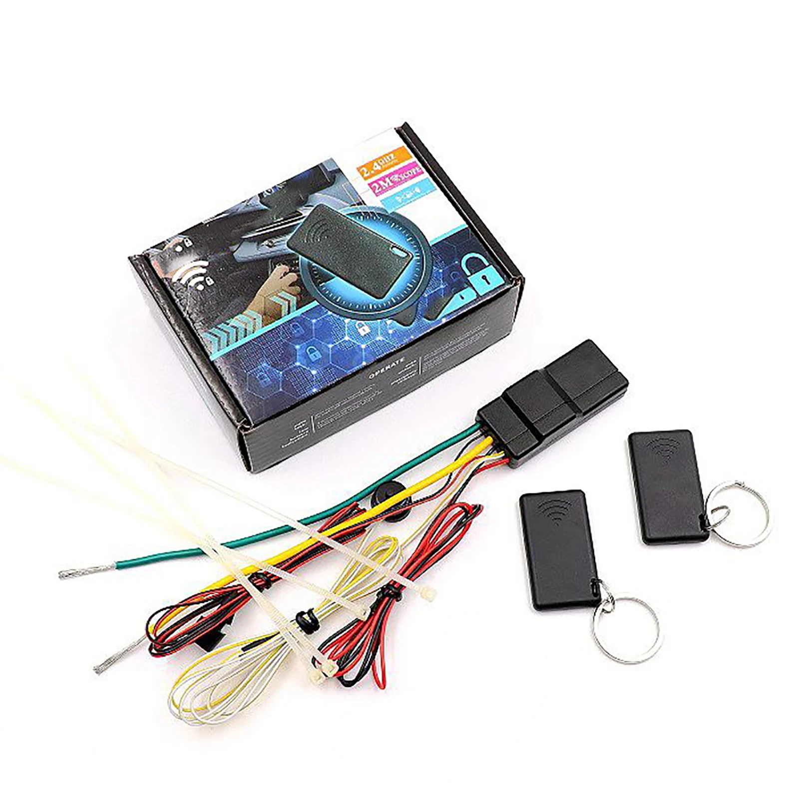 2.4g Rfid Wireless Car Immobilizer Engine Lock Car Alarm System Anti