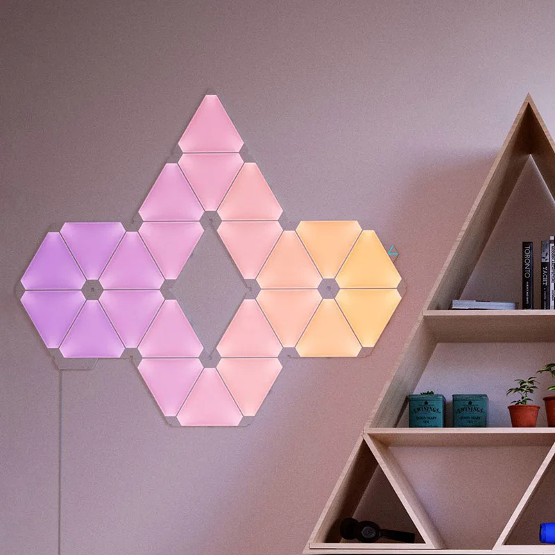 Xiaomi Nanoleaf полноцветный умный нечетный светильник для работы с Mijia для Apple Homekit Google Assistant установка 4 шт./1 коробка