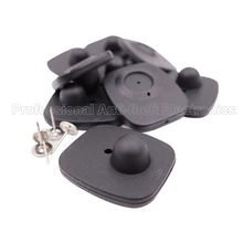 Eas 8,2 MHZ rf Защитная жесткая бирка для одежды rf мини квадратная бирка для супермаркета Противоугонная 48*42 мм с гвоздями 2000 шт