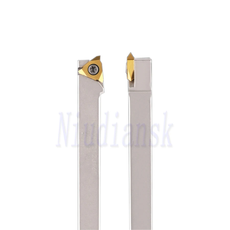 1pc KTTXR1212J16N Thread Turning Tool Arbor CNC Lathe Tools Spring Steel Anti-vibration Bar KTTXR External Threading Tool Holder