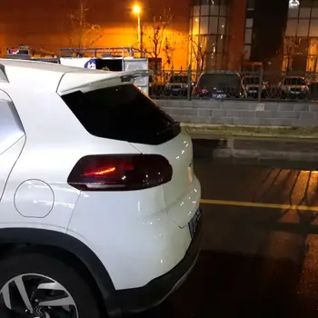 

UBUYUWANT For Citroen C3-XR 2014-2016 Rear Spoiler ABS Material Car Rear Wing Primer Color Car Tail Wing Decoration For C3XR