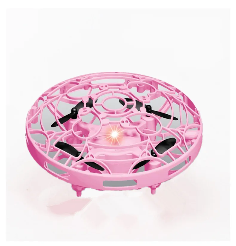 Mini UFO Drone Hand Operated RC Helicopter Quadrocopter Dron Infrared Induction Flying Ball Plane Kids Toys