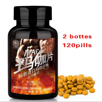 

2 botte Ginseng Pilose Antler Maca Extract, Increase Performance Desire Epimedium Icariin for Man,male Maca Capsules Supplement