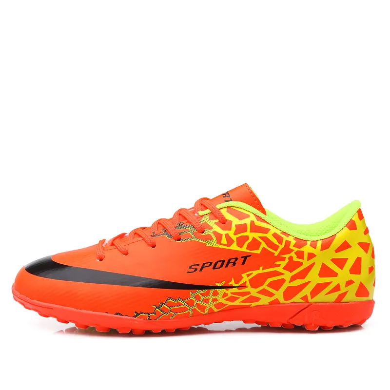 Мужские подростковые футбольные кроссовки Zoom Phantom Venom Pro TF Superfly 7 360 FG Elite Orange Cleat CR7 детские носки