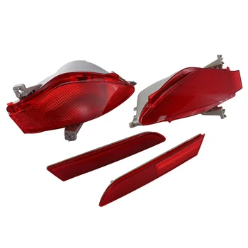 

Car Rear Bumper Reflector Lights for Mazda CX7 CX-7 2008-2015 Tail Fog Light Housing Red Lens