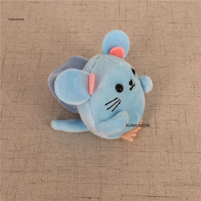 hand toy Новые 4 цвета, 8 см прибл., милые маленькие Мини-мышки плюшевые игрушки куклы, детские животные плюшевые игрушки - Цвет: hand toy