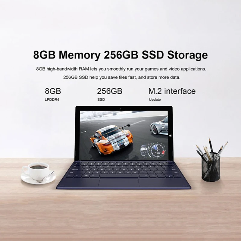  Teclast X4 2 in 1 Tablet PC Laptop 11.6' IPS Windows 10 Celeron N4100 Quad Core 8GB RAM 256GB SSD 5