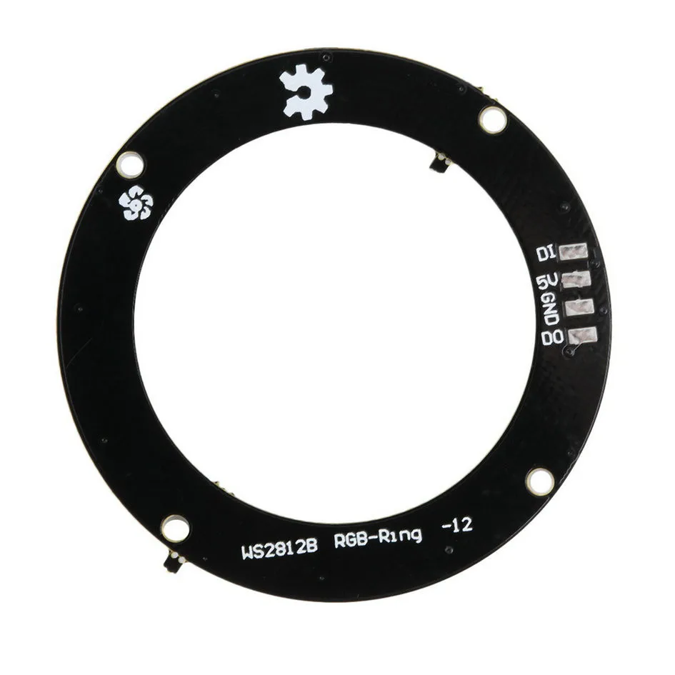 5050 12-разрядный цветное светодиодное кольцо WS2812 круглый украшения светодиодные лампы идеально подходит для Arduino продвижение