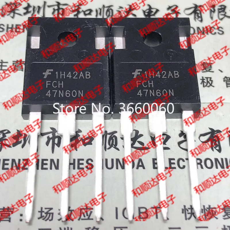 5 шт./лот FCH47N60N-247 600V 47A