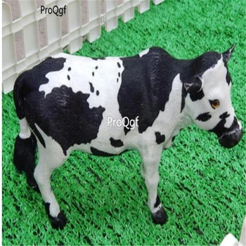 

Ngryise 1Pcs A Set fake animal toy holiday decoration cow nainiu many choice