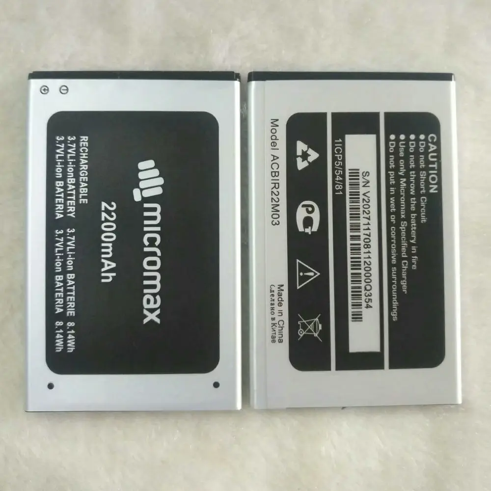 1 шт. Высококачественная Новая батарея Micromax Q354 Для мобильный телефон + трек